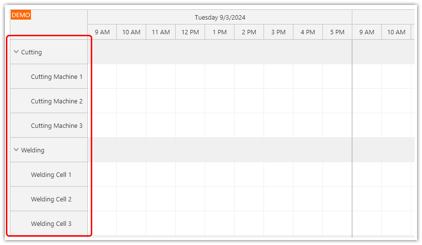 ASP.NET Core Production Workflow Scheduling - Machines ASP.NET Core Production Workflow Scheduling - Machines