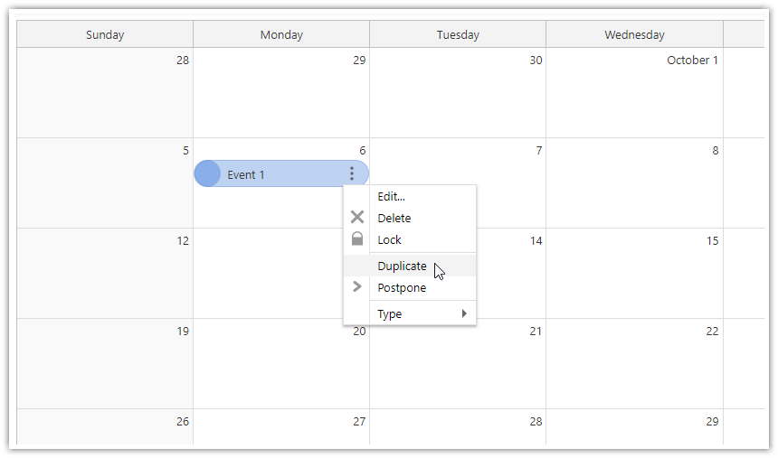 Open-Source Vue Monthly Calendar - How to Duplicate an Event Open-Source Vue Monthly Calendar - How to Duplicate an Event