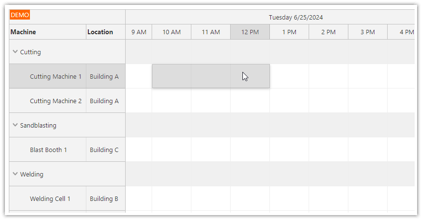 Scheduling a New Production Job (PHP Machine Job Scheduling Application)