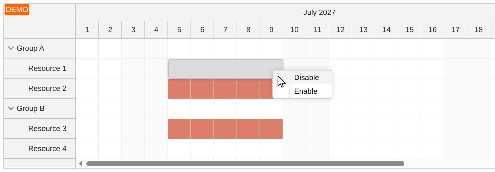 disable
