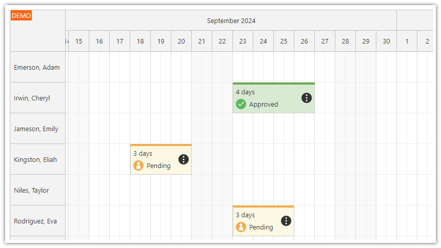 PHP Annual Leave Scheduler - Loading and Displaying Records PHP Annual Leave Scheduler - Loading and Displaying Records