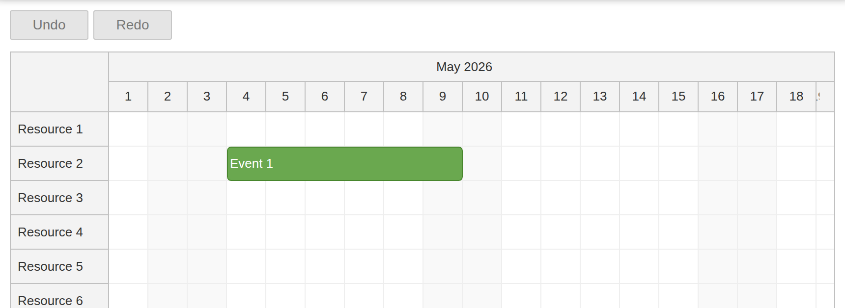 angular scheduler undo redo initialization