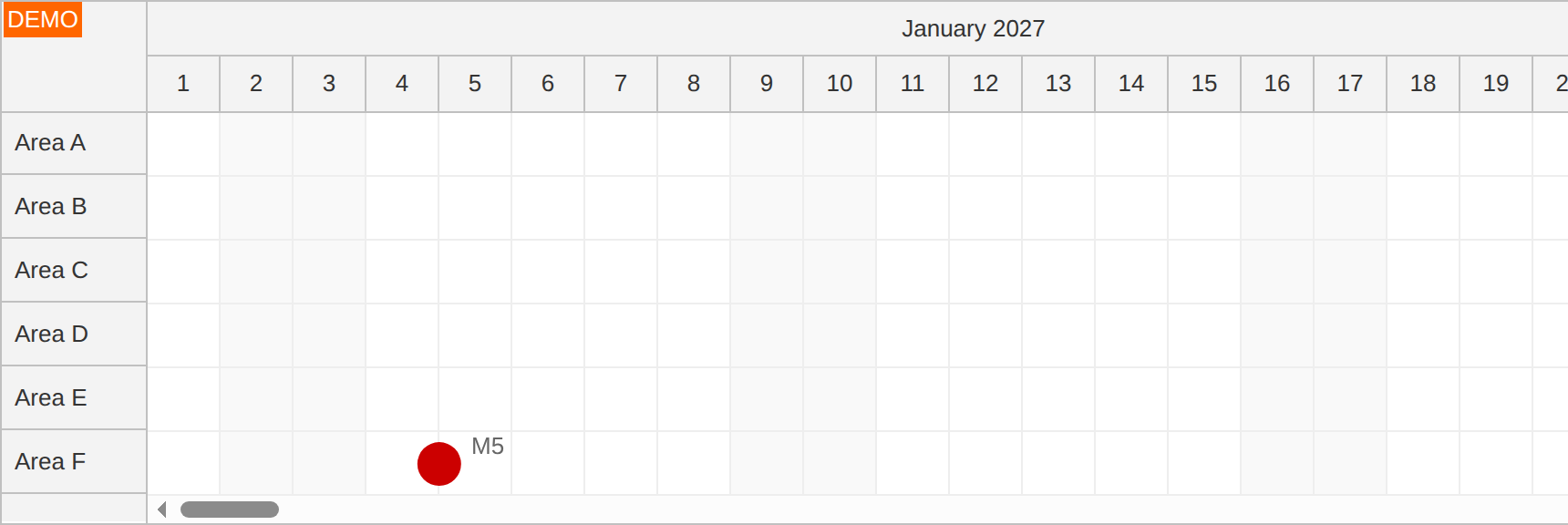 react milestone scheduler circle icon