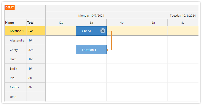 New Assignment in React Shift Planning Application