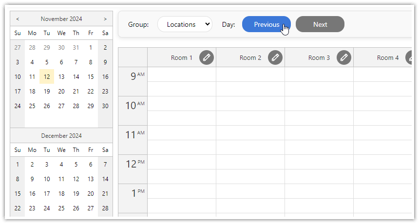 Open Source React Resource Calendar Change Date Open Source React Resource Calendar Change Date