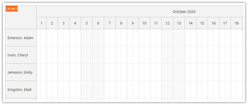 PHP Annual Leave Scheduler - UI Component PHP Annual Leave Scheduler - UI Component