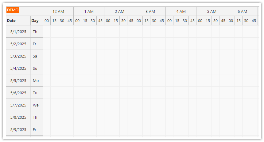 React Timesheet Component Setup React Timesheet Component Setup