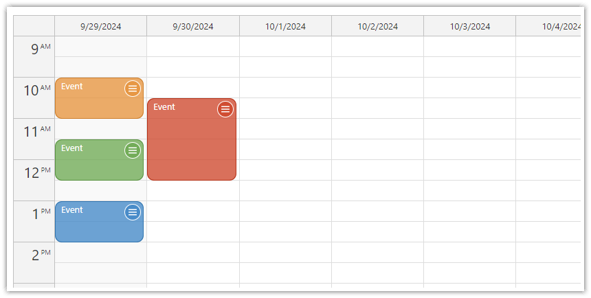 Open-Source JavaScript Calendar - Loading Events for Day Week and Month Views Open-Source JavaScript Calendar - Loading Events for Day Week and Month Views