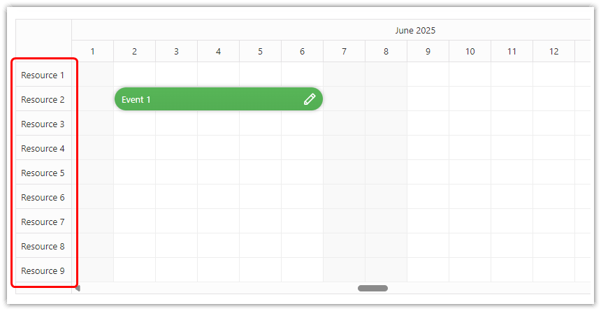 React Scheduler with Horizontal Timeline (Open-Source) - Loading Rows React Scheduler with Horizontal Timeline (Open-Source) - Loading Rows