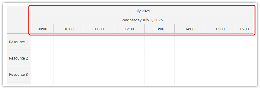 Open-Source Angular Scheduler Component - Horizontal Timeline