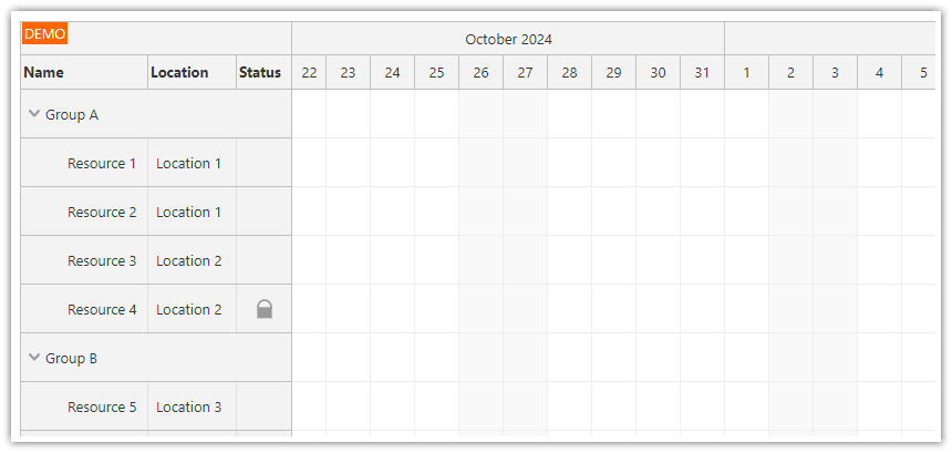 Vue.js Scheduler - Loading Reservation Resources Vue.js Scheduler - Loading Reservation Resources