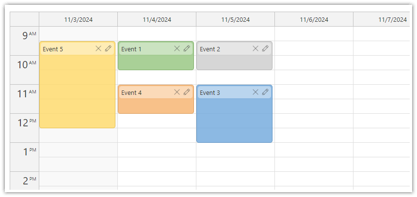 Creating Week View in Open-Source Vue Calendar