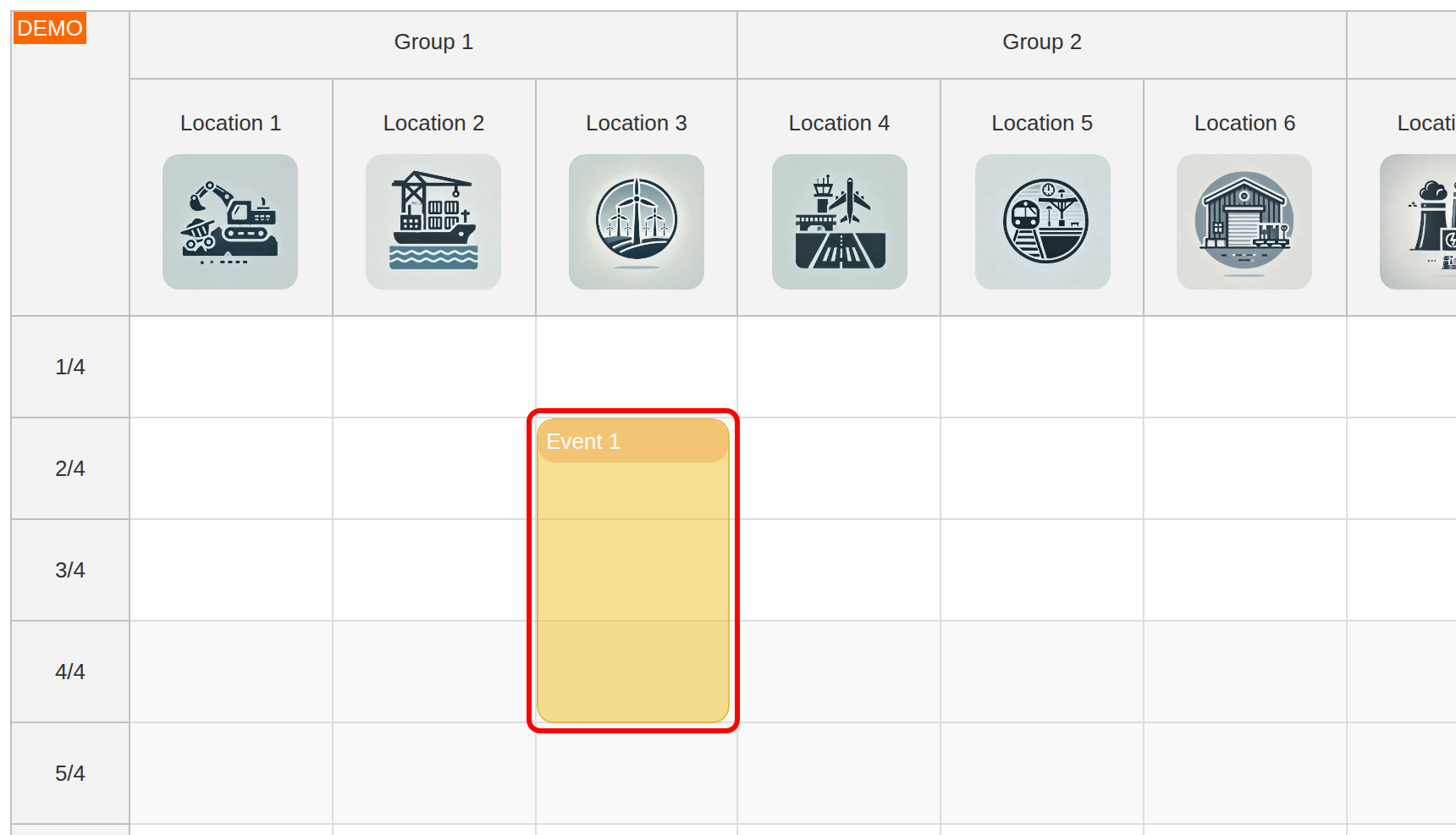 Customizing Event Content with Vue Templates in Vertical Scheduler